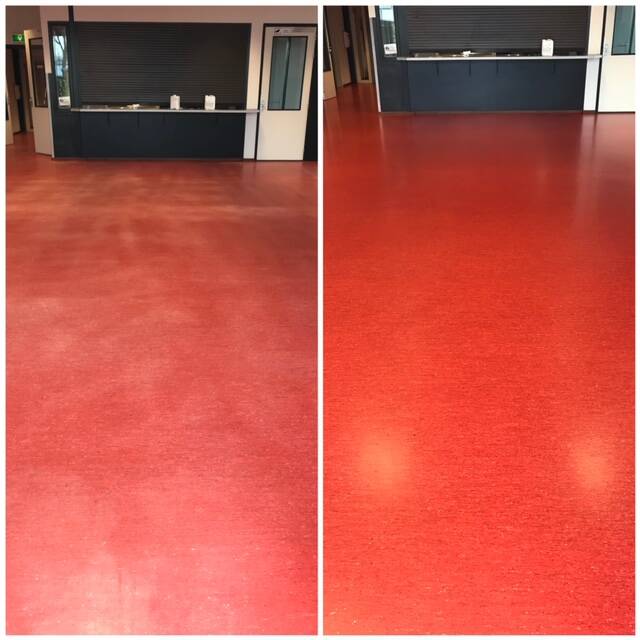 Linoleum aula school