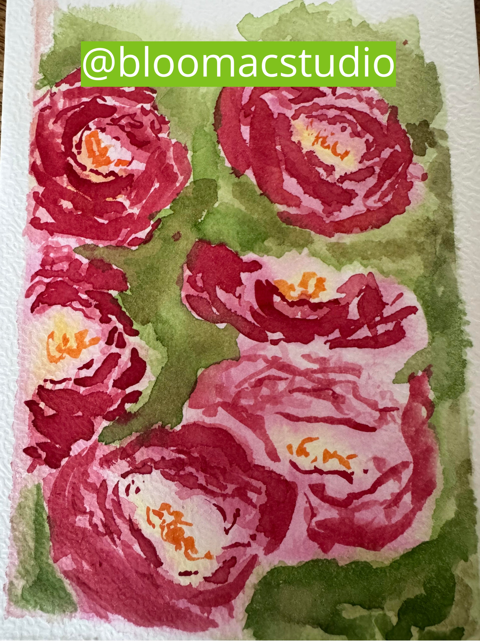 bloemen, bloomac studio, kaartje, persoonlijk