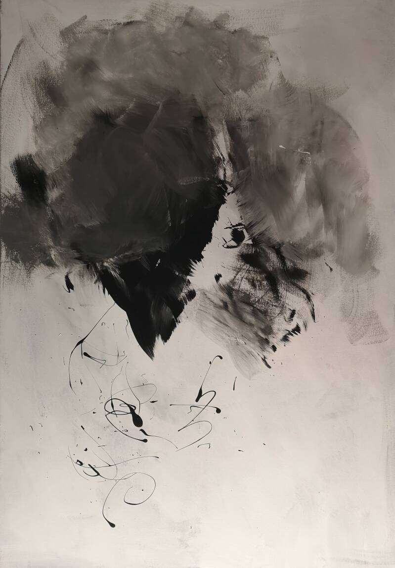 Acrylbilder auf Leinwand mit hölzernem Keilrahmen weisen alle Bilder auf.