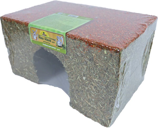 JR Farm knaagdier hooihuis met wortel groot