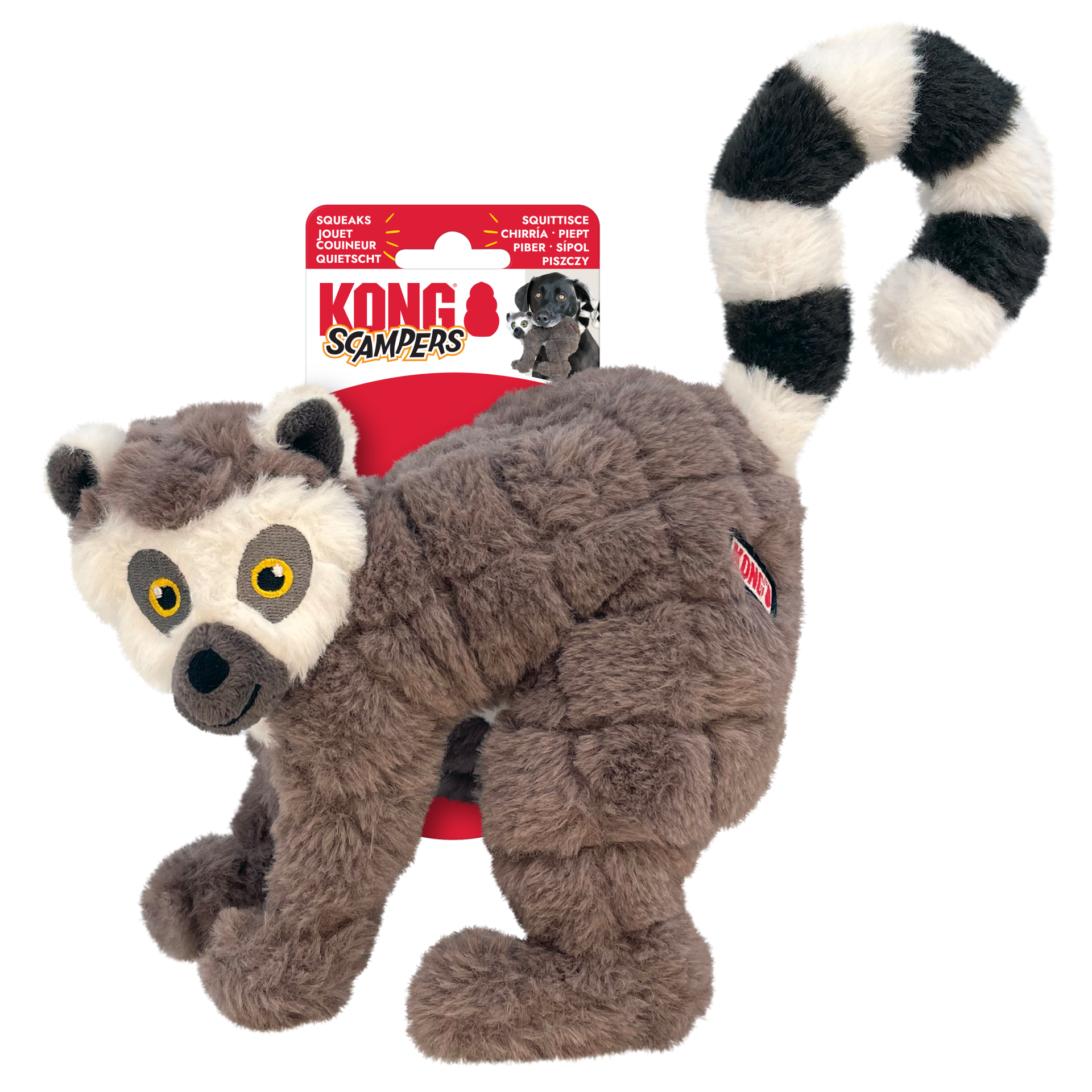 Kong hond scampers lemur medium