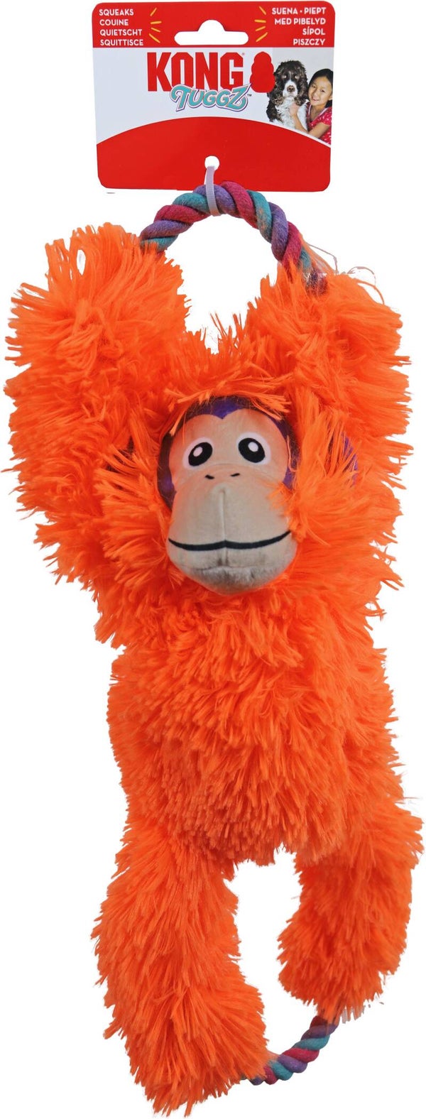 Kong Tuggz monkey oranje XL