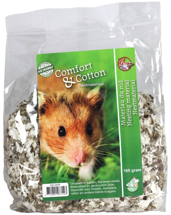 Eco Friendly nestmateriaal comfort & cotton, 165 gram.