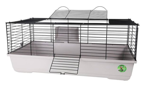 Boon konijnenkooi bunny 120 cm. grijs/zwart