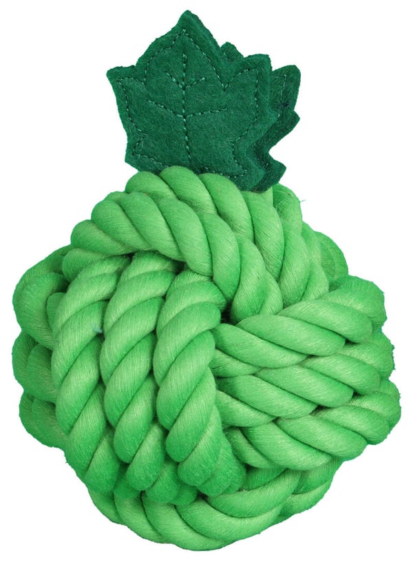 Boon knaagdier speelgoed knoopbal fruitig groen 8cm