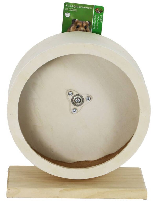 Boon knaagdiermolen stil hout + kurk diameter 20cm