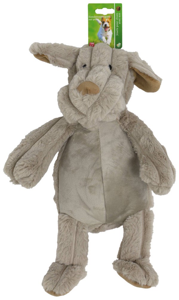 Boon hond speelgoed hond corduroy met piep 40cm