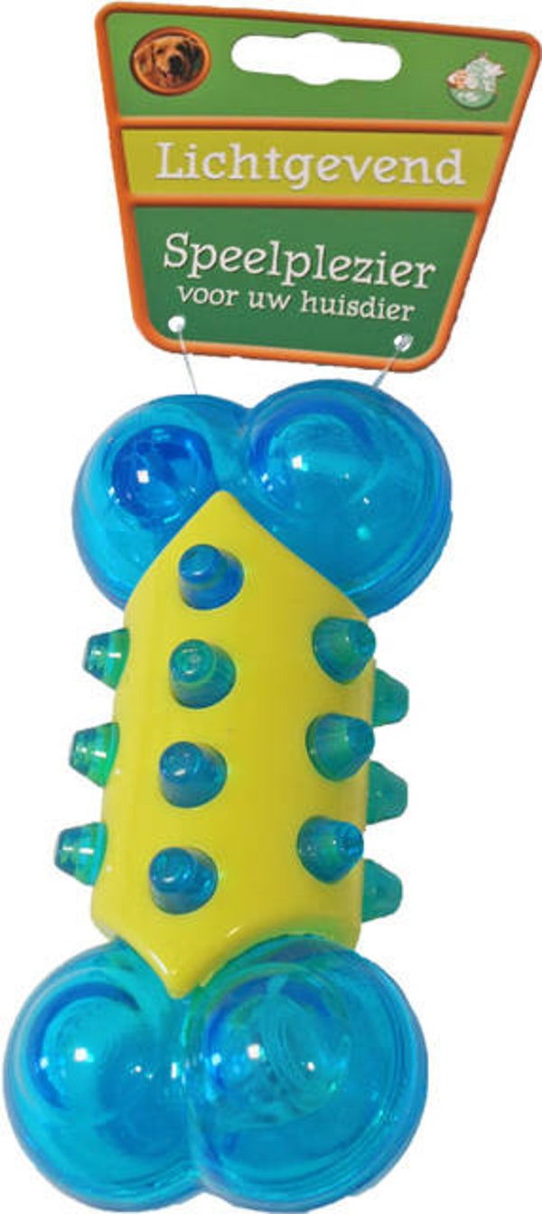 Hondenspeelgoed lichtgevende LED, spike bot (020 5997)