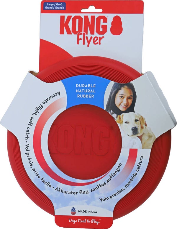 Kong Flyer 22,5cm. Rood