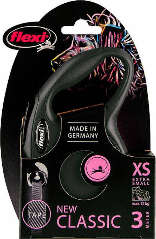 Flexi Classic Band XS - 3m - Zwart