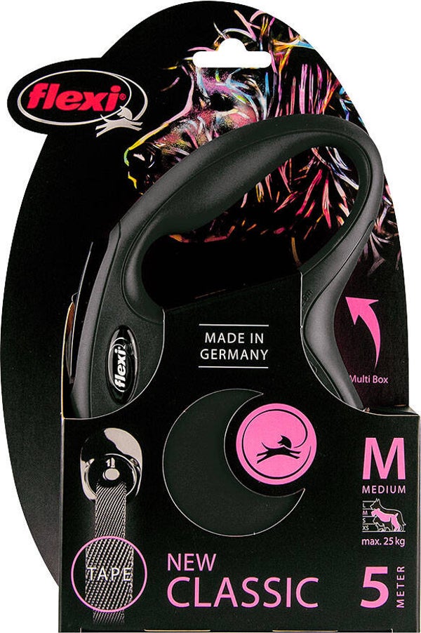 Flexi Classic Band M - 5m - Zwart