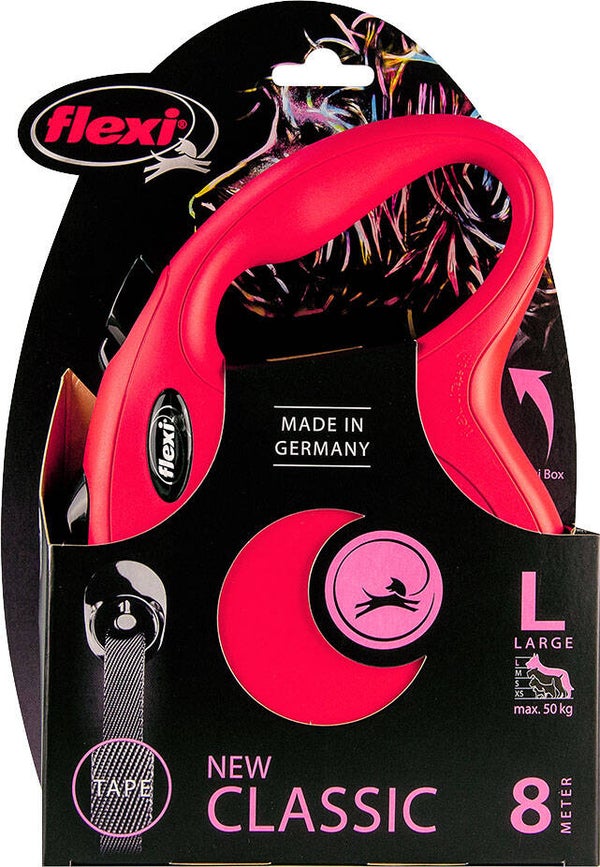 Flexi classic Band L - 8 meter - Rood