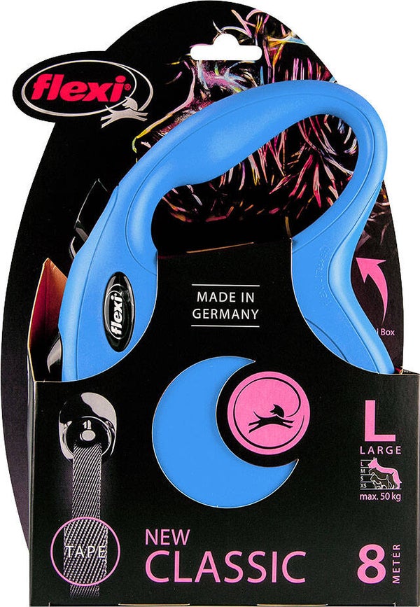 Flexi classic Band - 8 meter - Blauw