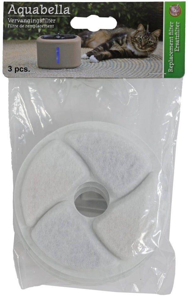 Aquabella drinkfontein vervangingsfilter - 3stuks