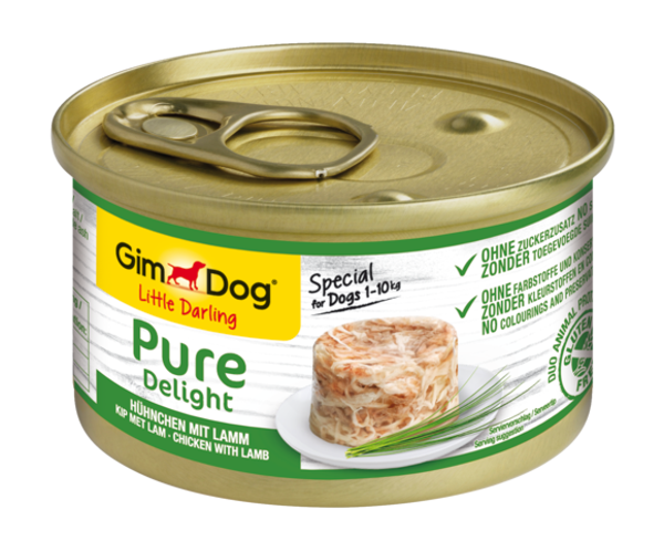 GimDog Little Darling Pure Delight Kip/Lam 85gr.