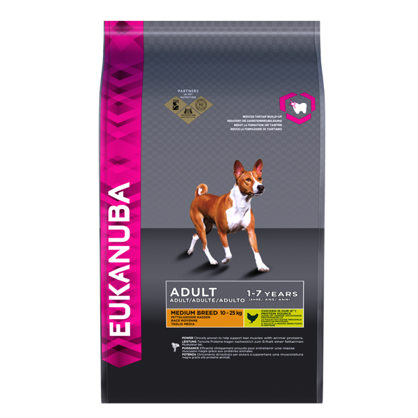 Eukanuba Dog Adult Medium Breed - Kip