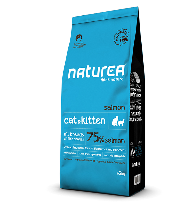 Naturea Naturals Cat & Kitten Zalm - 75% Zalm