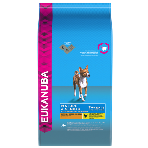 Eukanuba Dog Senior Medium Breed - Kip