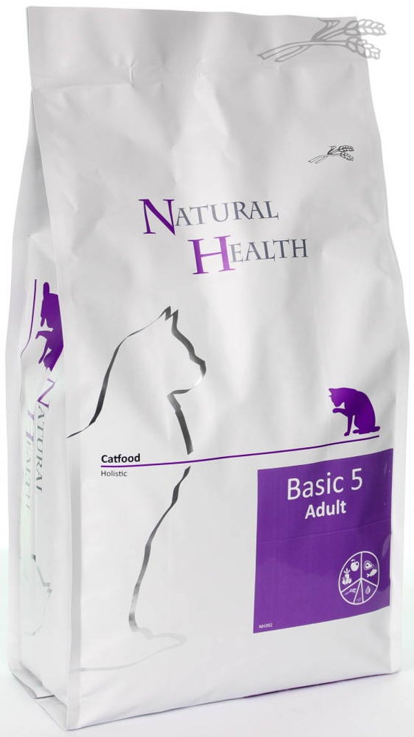 Natural Health Adult Catfood - Basic 5  - schijf van 5