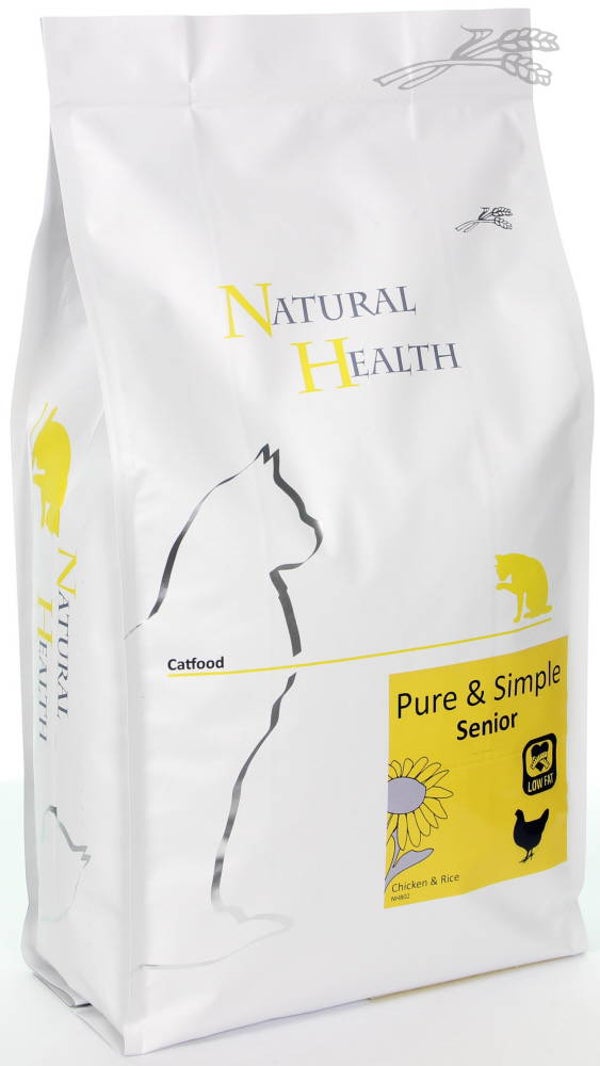 Natural Health Senior Catfood - Kip & Rijst (reduced calorie)