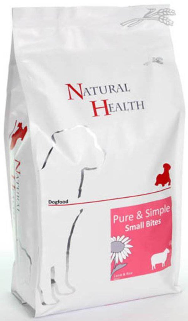 Natural Health Dog Adult Lam & Rijst Small Bites
