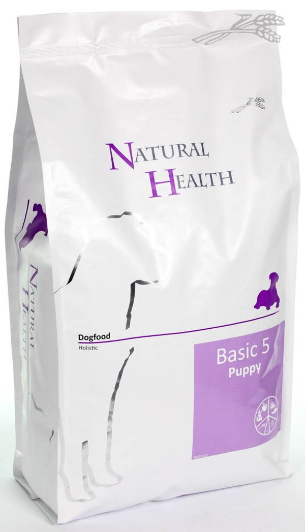 Natural Health Dog Basic 5 Puppy  - Schijf van 5