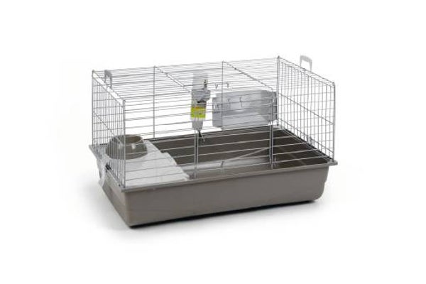 Konijnenkooi Nero 2 Deluxe Zilver/Grijs - 80X50X44 (266883)