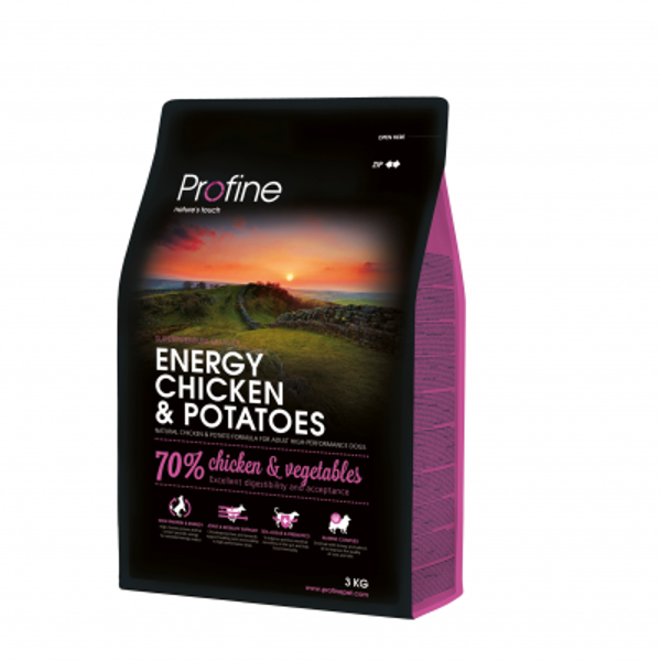 Profine Dog Adult Energy Kip - 70% Kip & Groente