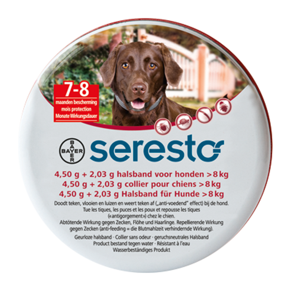 Seresto grote hond (> 8 kg.)