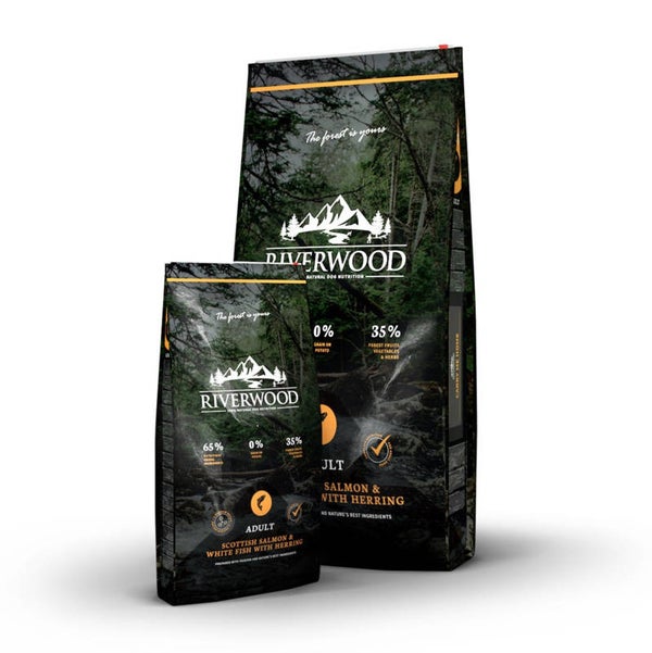 Riverwood Dog Adult - Zalm, witvis & Haring