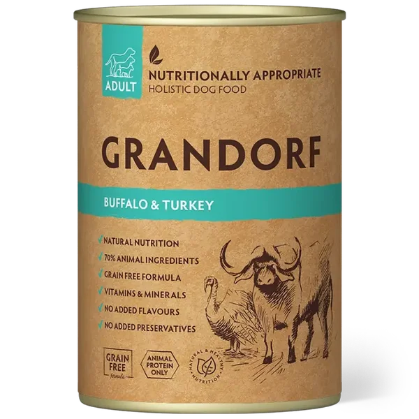 Grandorf Dog Blik Buffel & Kalkoen
