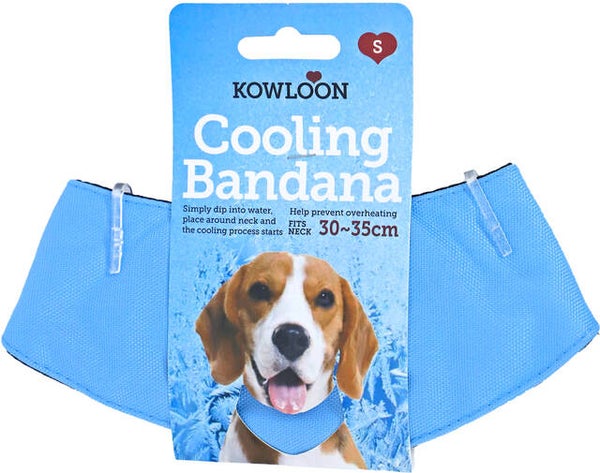 Kowloon Cool Bandana verstelbaar - Lichtblauw
