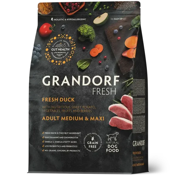 Grandorf Fresh Hond Eend - Med/Max