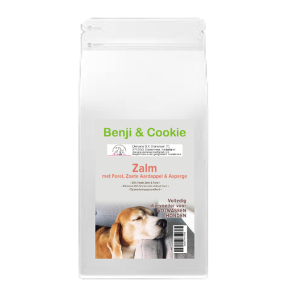 Benji & Cookie Hond Graanvrij Zalm