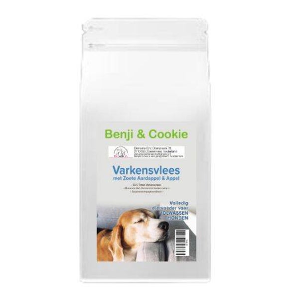 Benji & Cookie Hond Graanvrij Varkensvlees