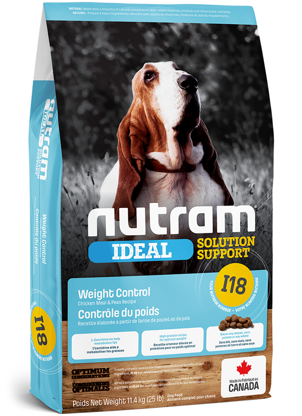Nutram Dog Adult Weight I18 - Kip - IDEAL