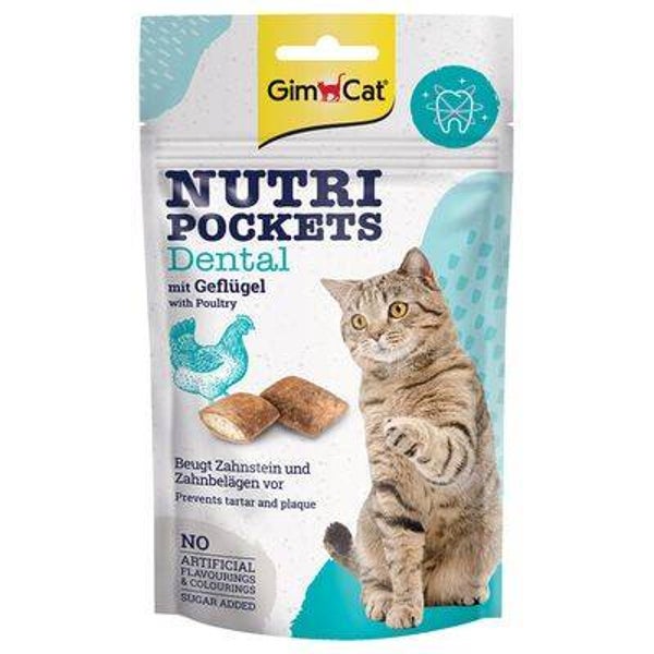 Gimcat Nutripockets Dental met Gevogelte