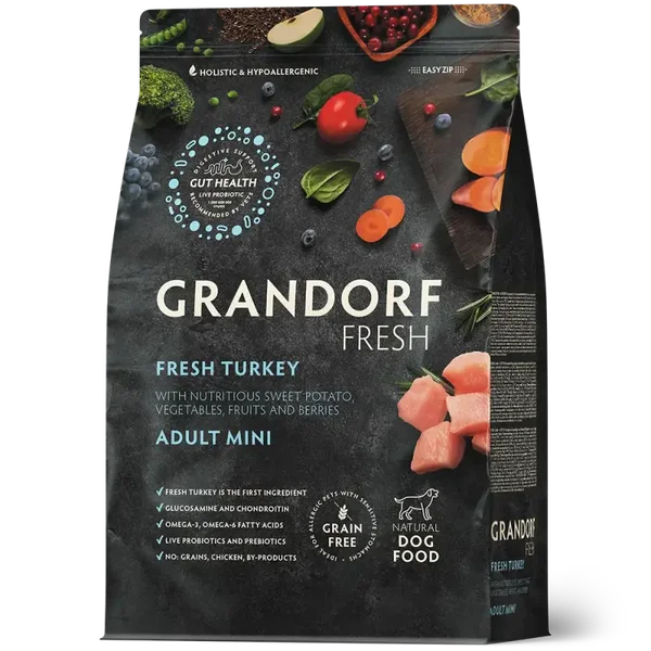 Grandorf Fresh Hond Kalkoen - Mini