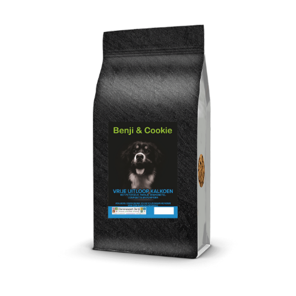 Benji & Cookie Hond Receptuur Vrije-Uitloop kalkoen Small Breed