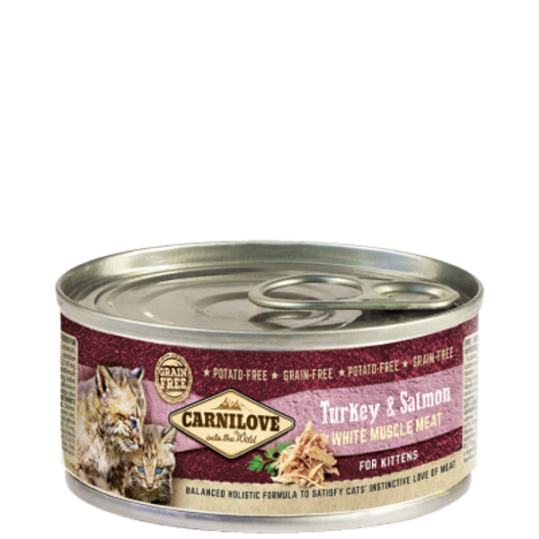 Carnilove blik- Turkey & Salmon Kitten - 100gr.