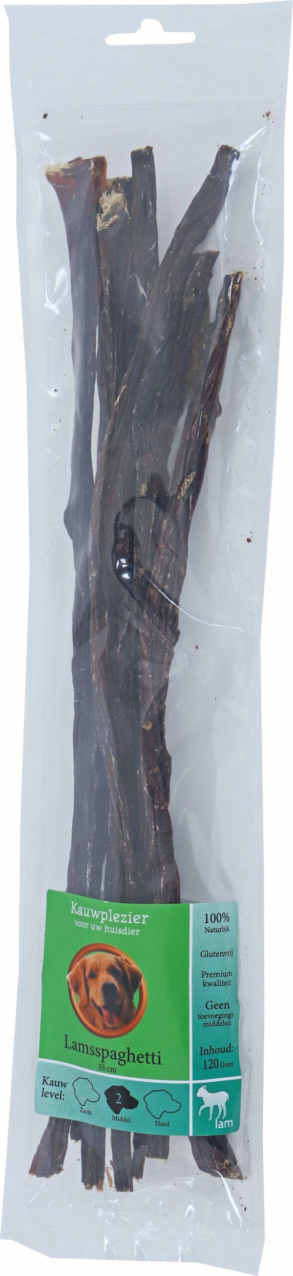 Lamsspaghetti 35 cm - 120gr.