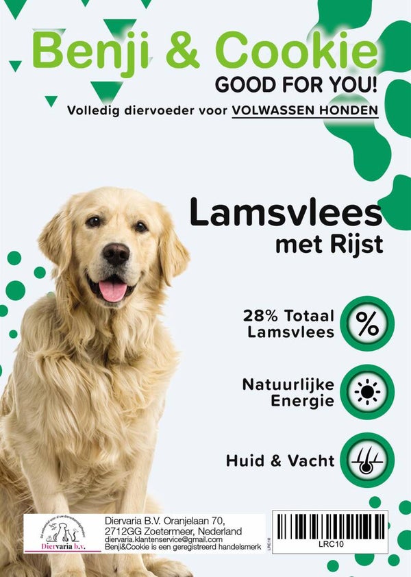 Benji & Cookie GFY Hond Lam en Rijst