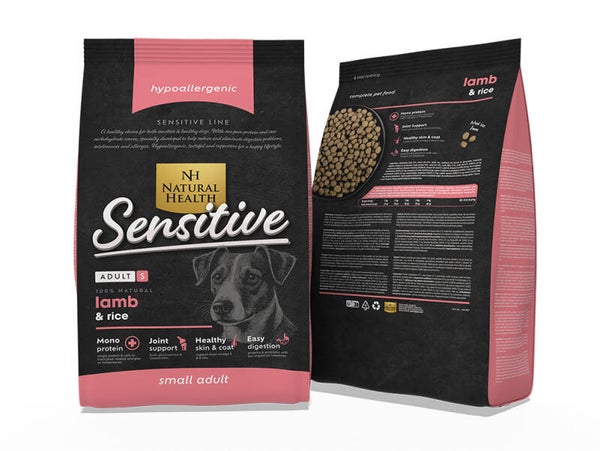 Natural Health Dog Adult Lam & Rijst Small Bites