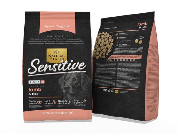 Natural Health Dog Adult Lam & Rijst Reduced Calorie