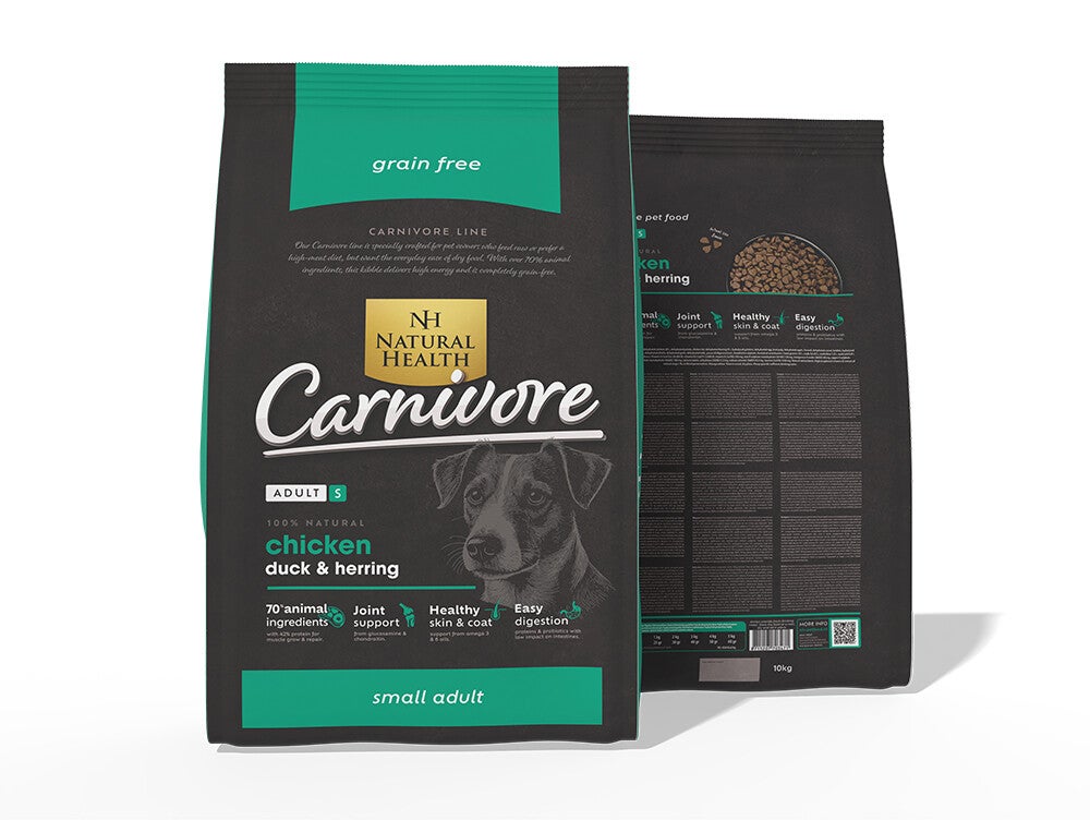 Natural Health Carnivore Small Bites Dog Adult