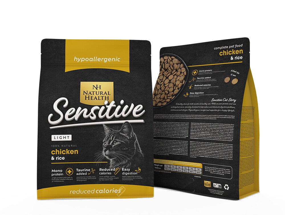 Natural Health Cat Adult Kip & Rijst Reduced Calorie - Lo Fat