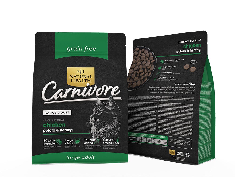 NH Adult Catfood Carnivore LARGE BITE - Graanvrij