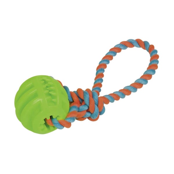 NB. TPR Bal met Katoenen Touw 28 cm.