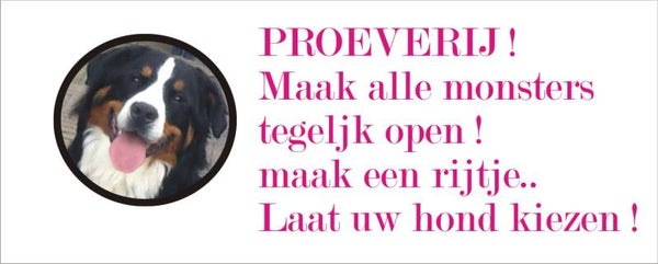 Proeverij Pakket ! Volwassen hond.