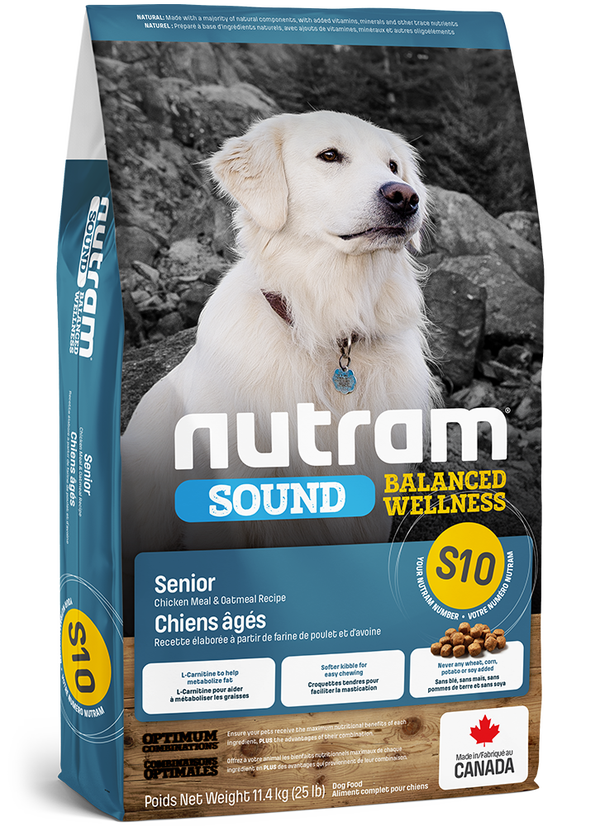 Nutram Dog Senior S10 - Kip - SOUND